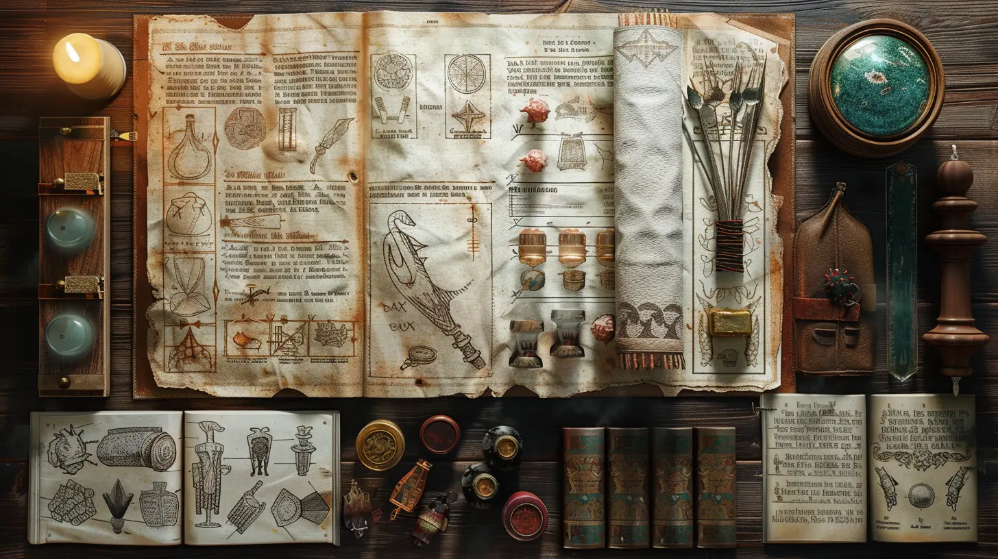 Recipes, Blueprints, and Schematics: A Crafting Comparison