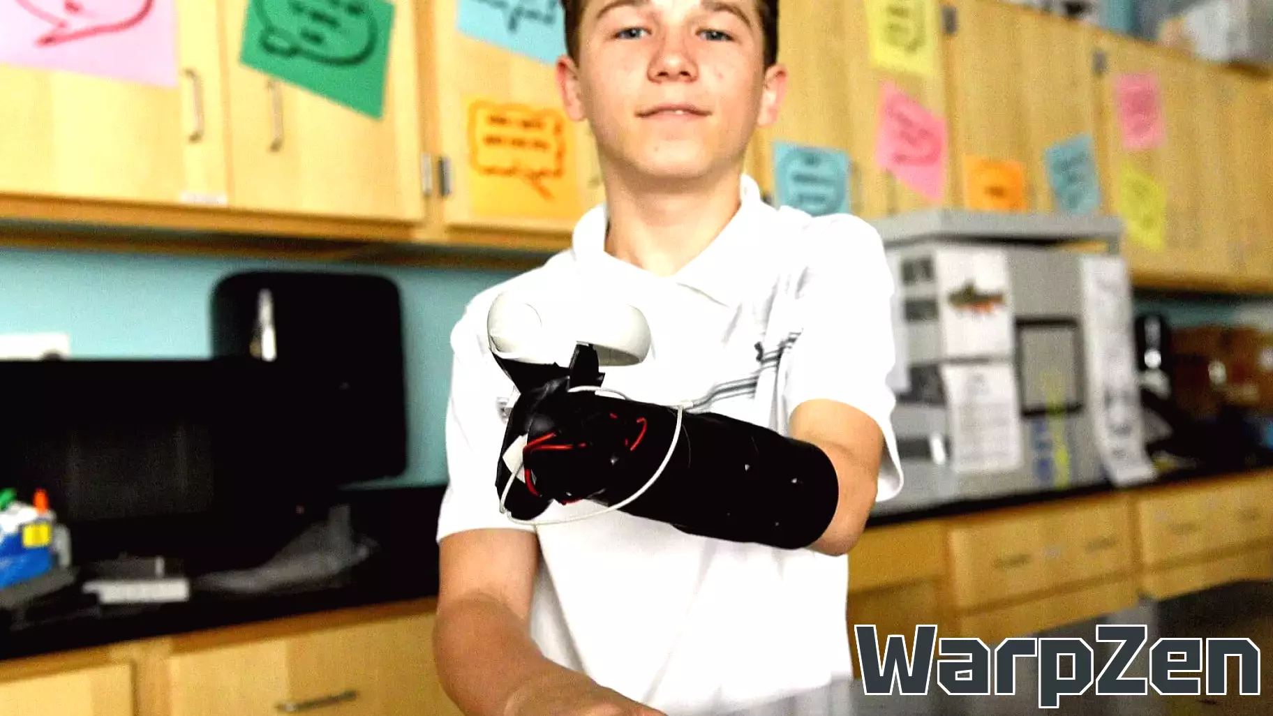 Auburn student Scott Merrow prototypes accessible VR controller