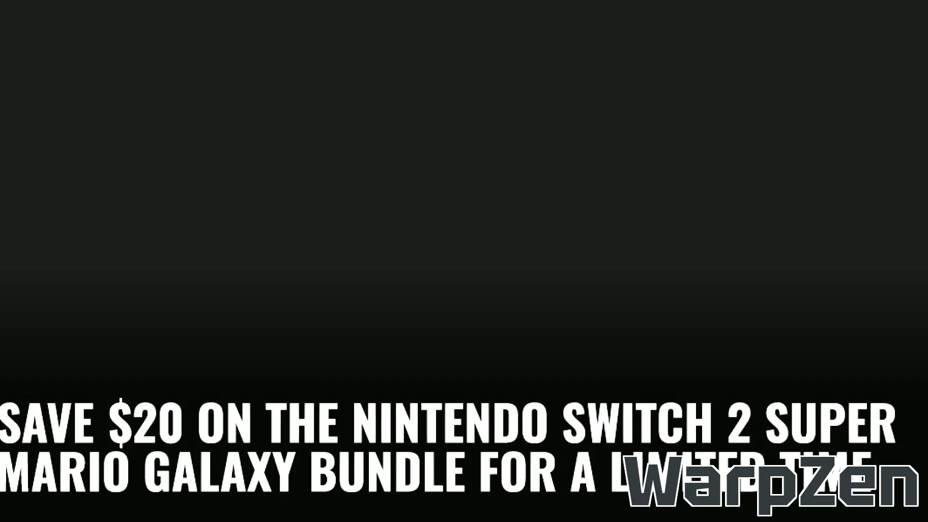 Save $20 on the Nintendo Switch 2 Super Mario Galaxy Bundle for a Limited Time