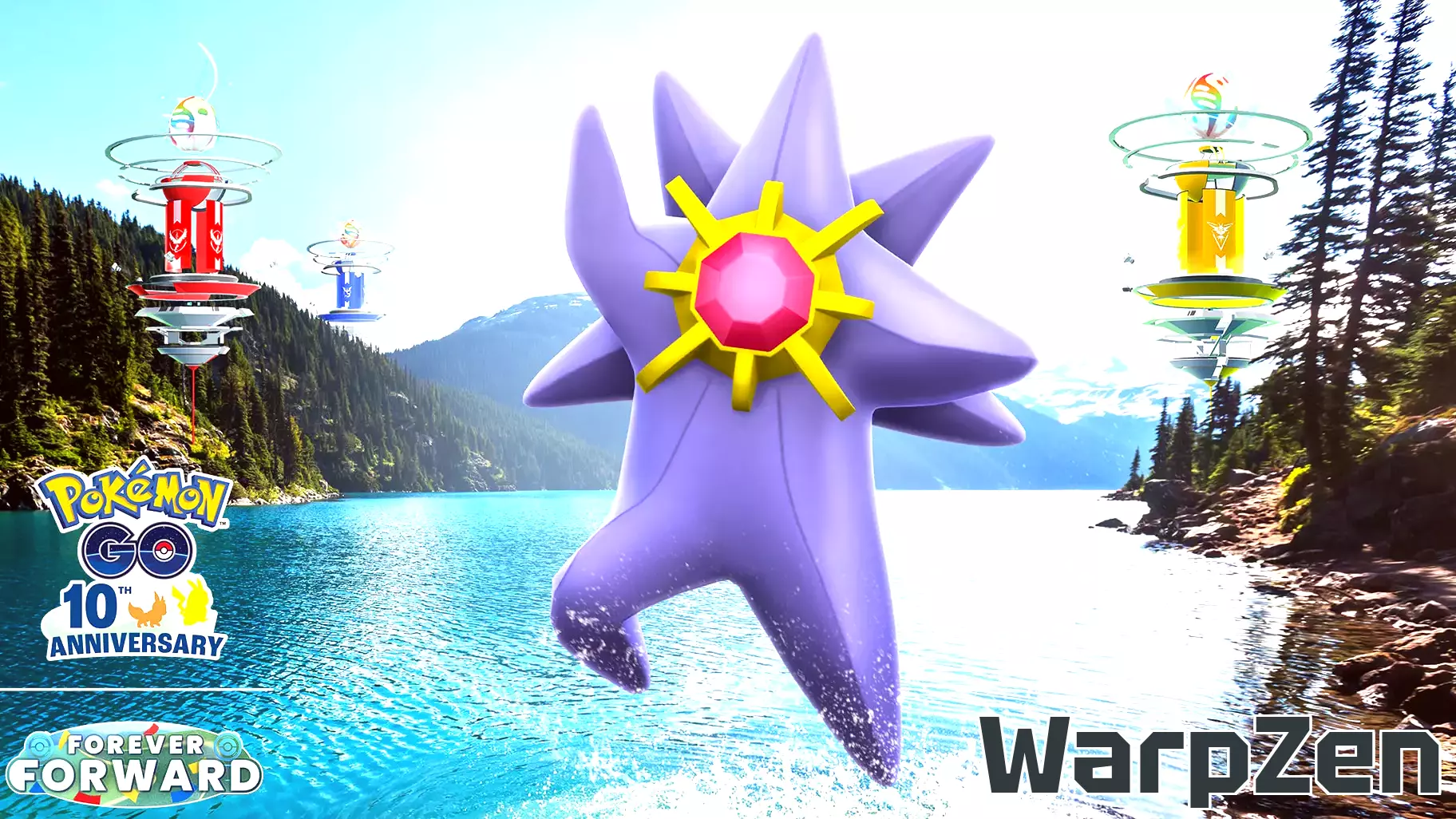 Starmie Stars in Pokémon GO Ultra Unlock: Starmie Super Mega Raid Day