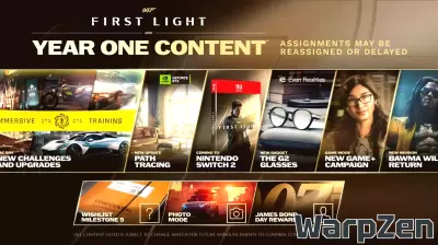 IO Interactive Unveils First Year Content Plan for 007: First Light