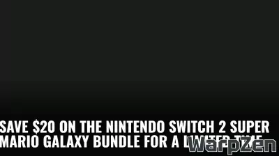 Save $20 on the Nintendo Switch 2 Super Mario Galaxy Bundle for a Limited Time